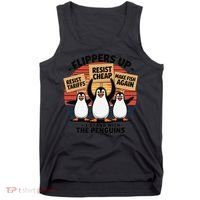 Flippers Up I Stand With Penguins Against Tariffs USA Tank Top thumb 0