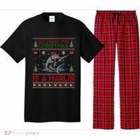 Funny Ugly I Want For Christmas Is A Marlin Fish Swea Pajama Set thumb 0