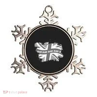 Fashionable Union Jack Matching Clothes Cool Dad Gift Ornament thumb 0