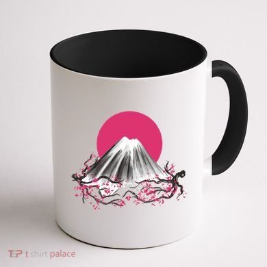 Fuji Mountain Japanese Nature Coffee Mug back