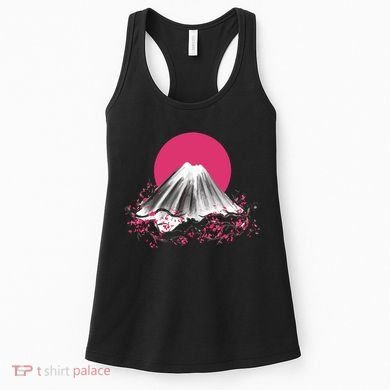 Fuji Mountain Japanese Nature Women's Tank Top