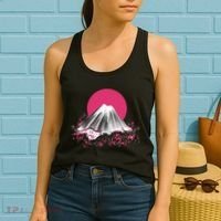 Fuji Mountain Japanese Nature Women's Tank Top thumb 2