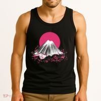 Fuji Mountain Japanese Nature Tank Top thumb 3