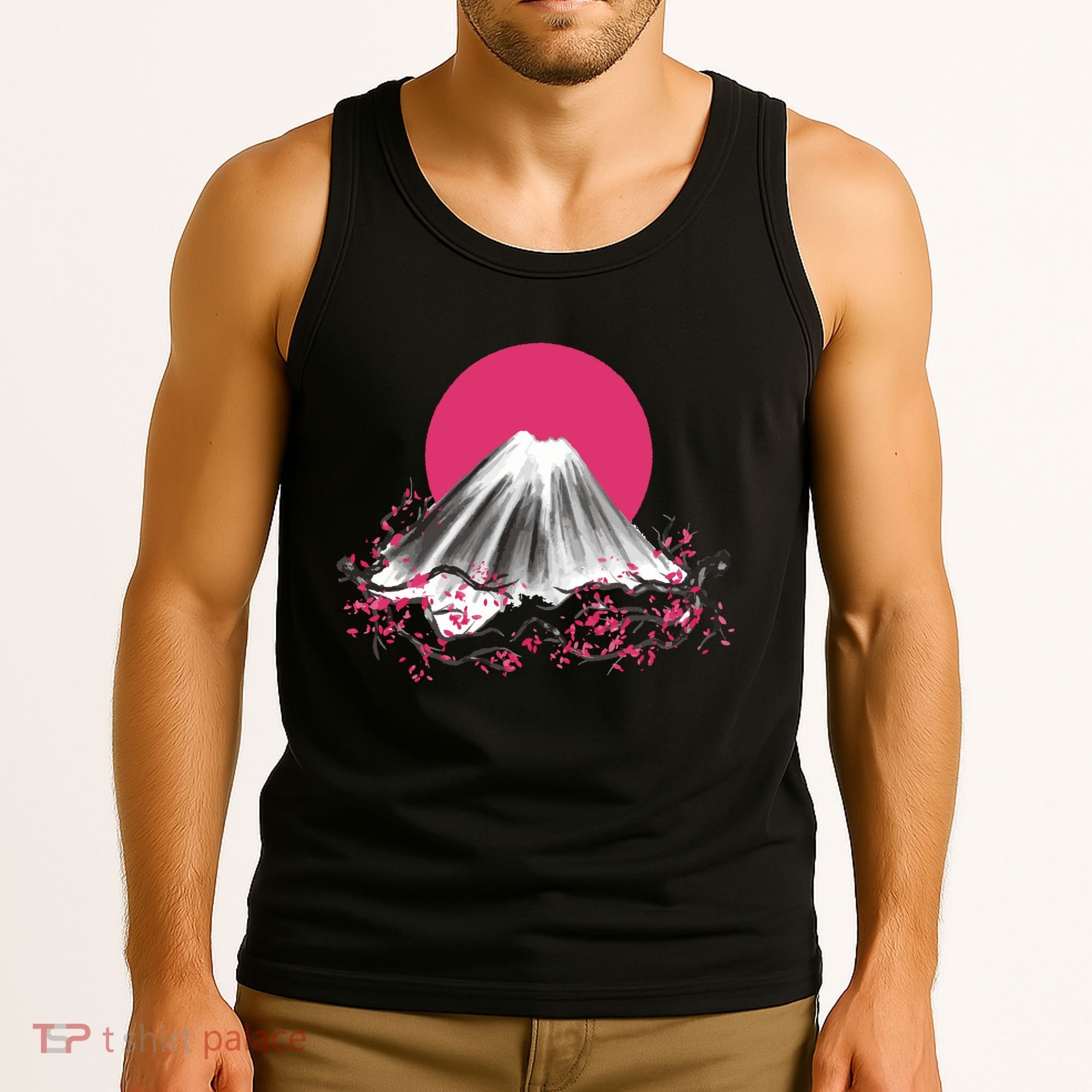 Fuji Mountain Japanese Nature Tank Top