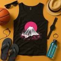 Fuji Mountain Japanese Nature Tank Top thumb 4
