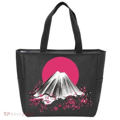 Fuji Mountain Japanese Nature Tote Bag