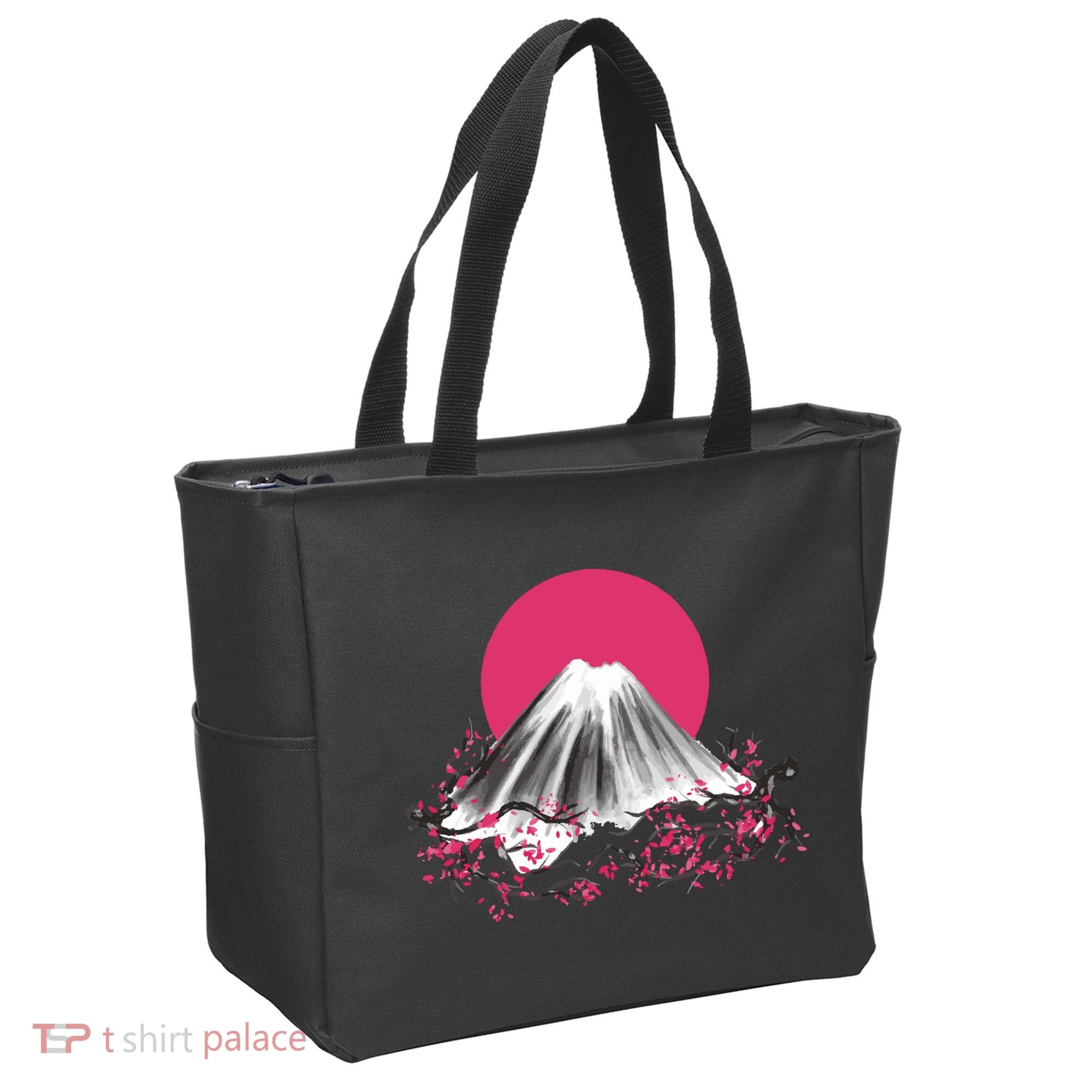 Fuji Mountain Japanese Nature Tote Bag
