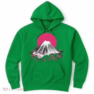 Fuji Mountain Japanese Nature Hoodie