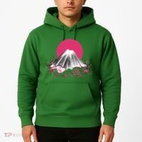 Fuji Mountain Japanese Nature Hoodie thumb 2