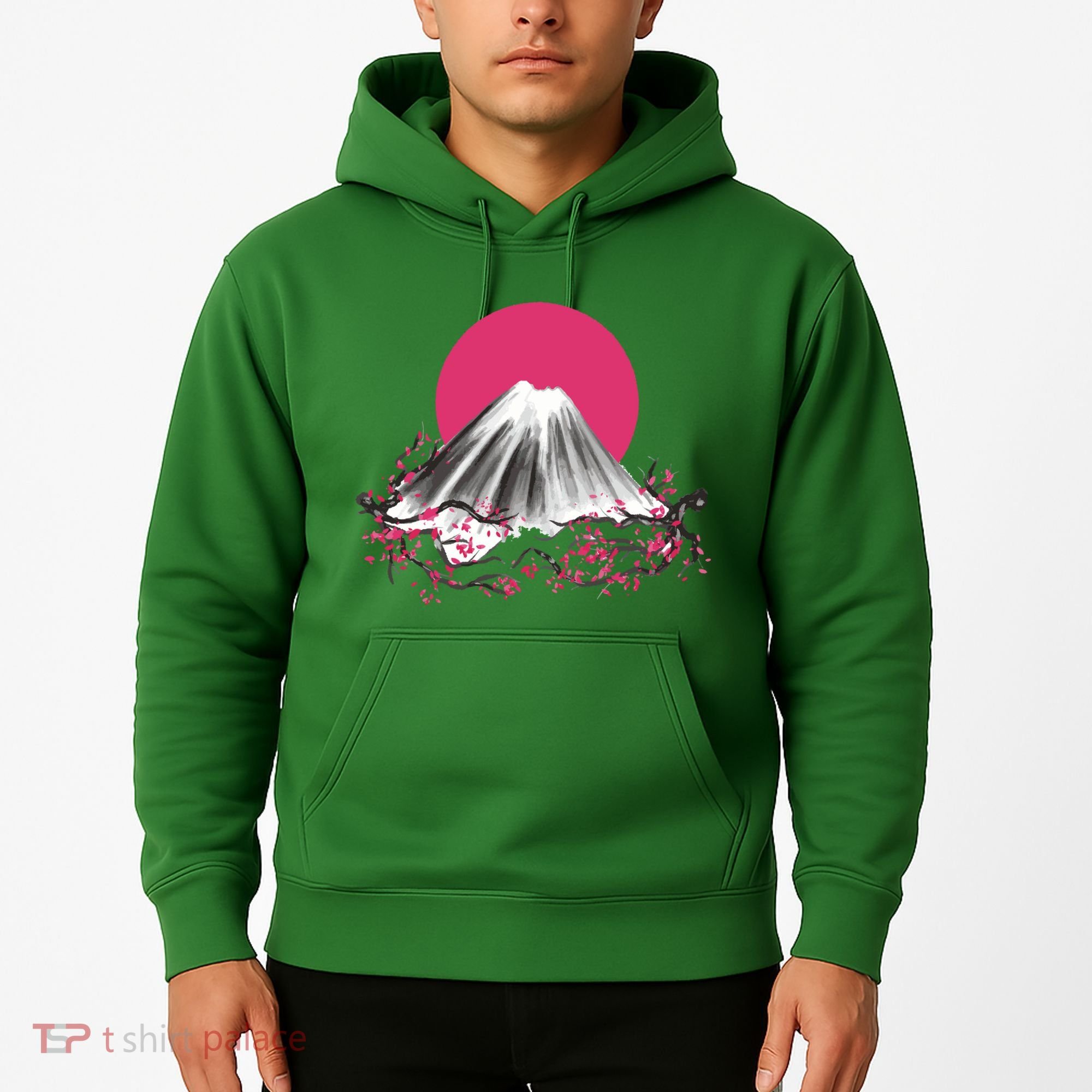 Fuji Mountain Japanese Nature Hoodie