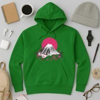 Fuji Mountain Japanese Nature Hoodie thumb 3