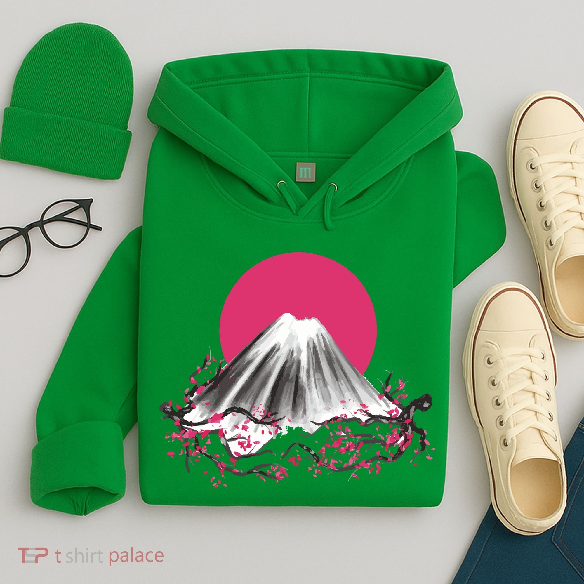 Fuji Mountain Japanese Nature Hoodie