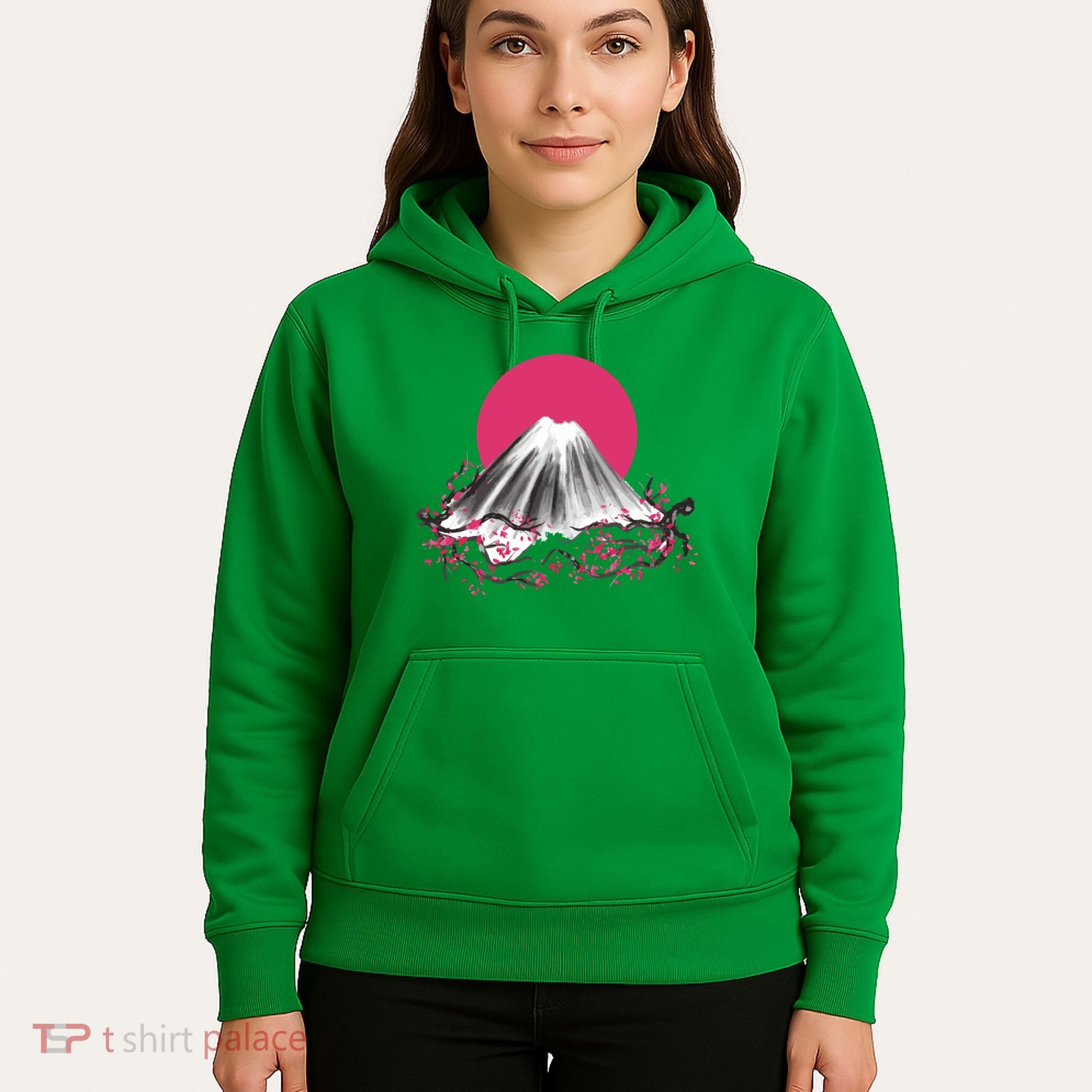 Fuji Mountain Japanese Nature Hoodie