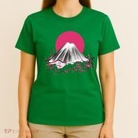 Fuji Mountain Japanese Nature T-Shirt thumb 4
