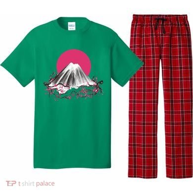 Fuji Mountain Japanese Nature Pajama Set