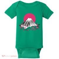 Fuji Mountain Japanese Nature Baby Bodysuit thumb 0