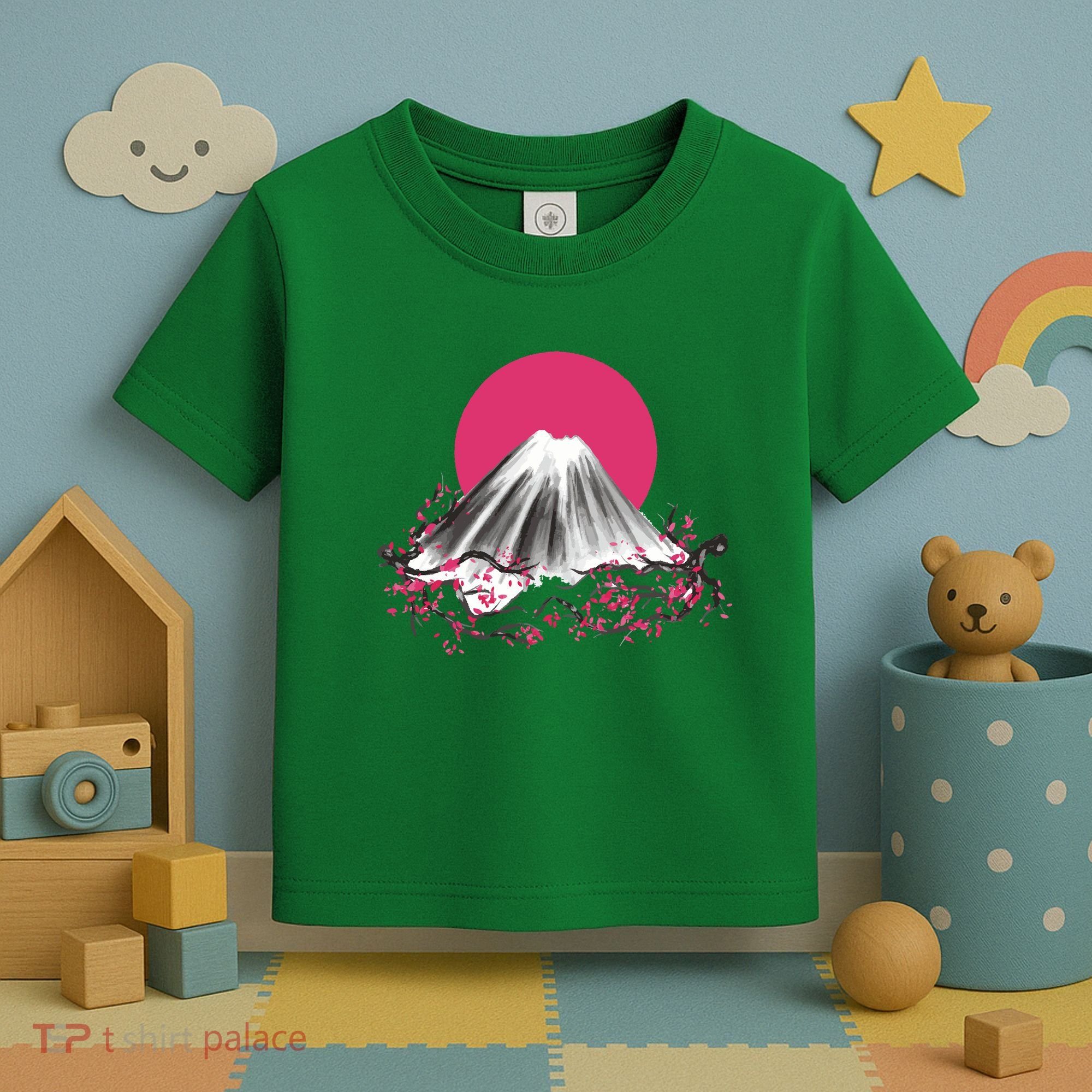 Fuji Mountain Japanese Nature Toddler T-Shirt