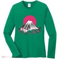 Fuji Mountain Japanese Nature Women's Long Sleeve Shirt thumb 0