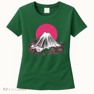 Fuji Mountain Japanese Nature Women's T-Shirt