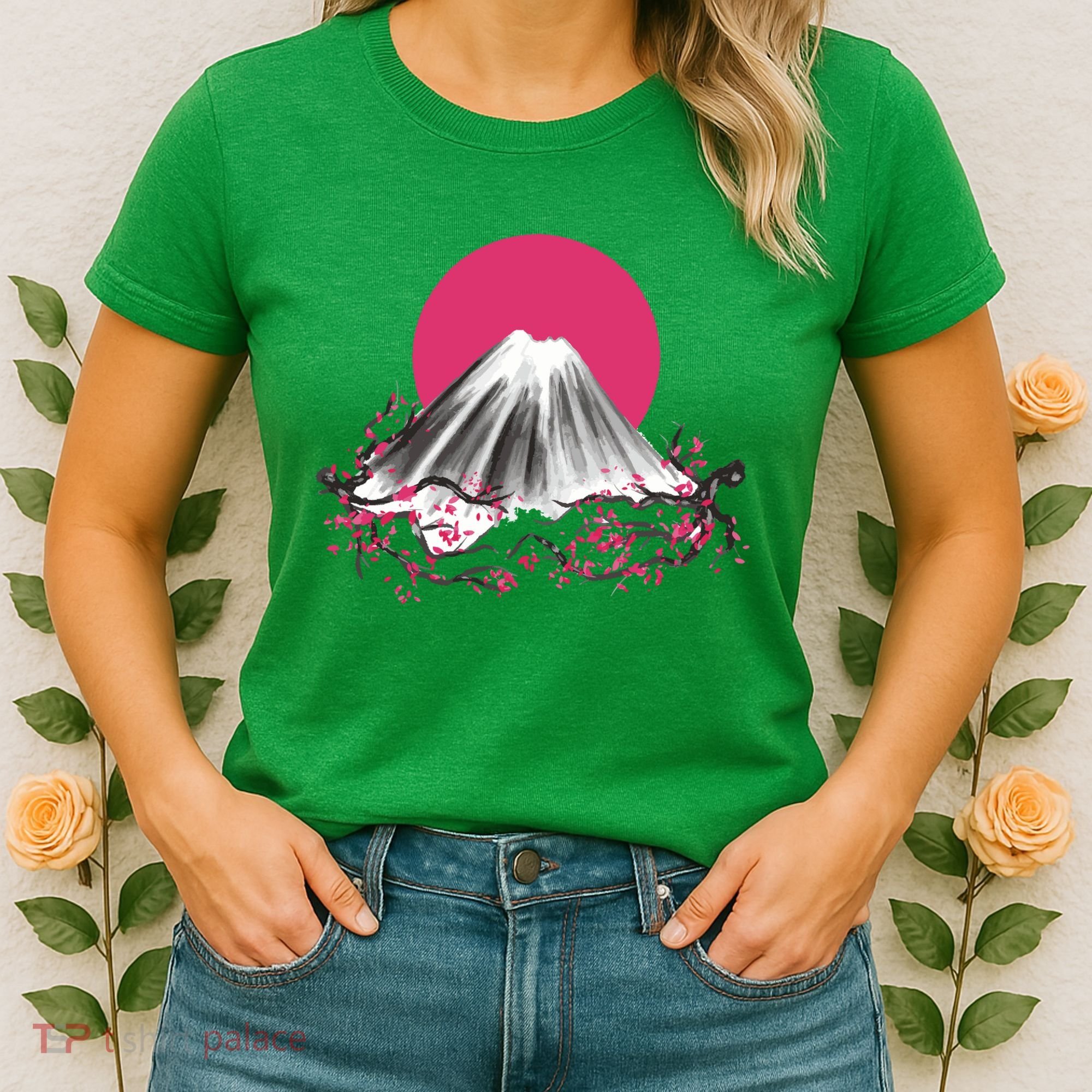 Fuji Mountain Japanese Nature Women's T-Shirt