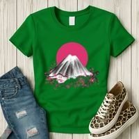 Fuji Mountain Japanese Nature Women's T-Shirt thumb 3