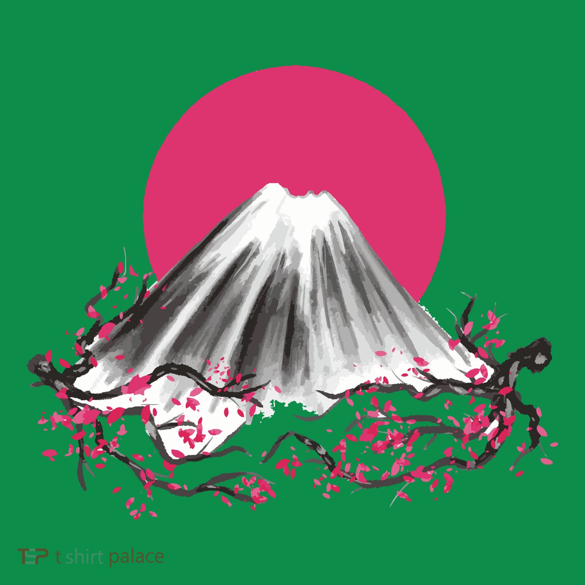 Fuji Mountain Japanese Nature Women's T-Shirt