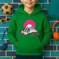 Fuji Mountain Japanese Nature Kids Hoodie thumb 2