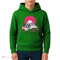 Fuji Mountain Japanese Nature Kids Hoodie thumb 4