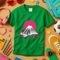 Fuji Mountain Japanese Nature Kids T-Shirt thumb 3