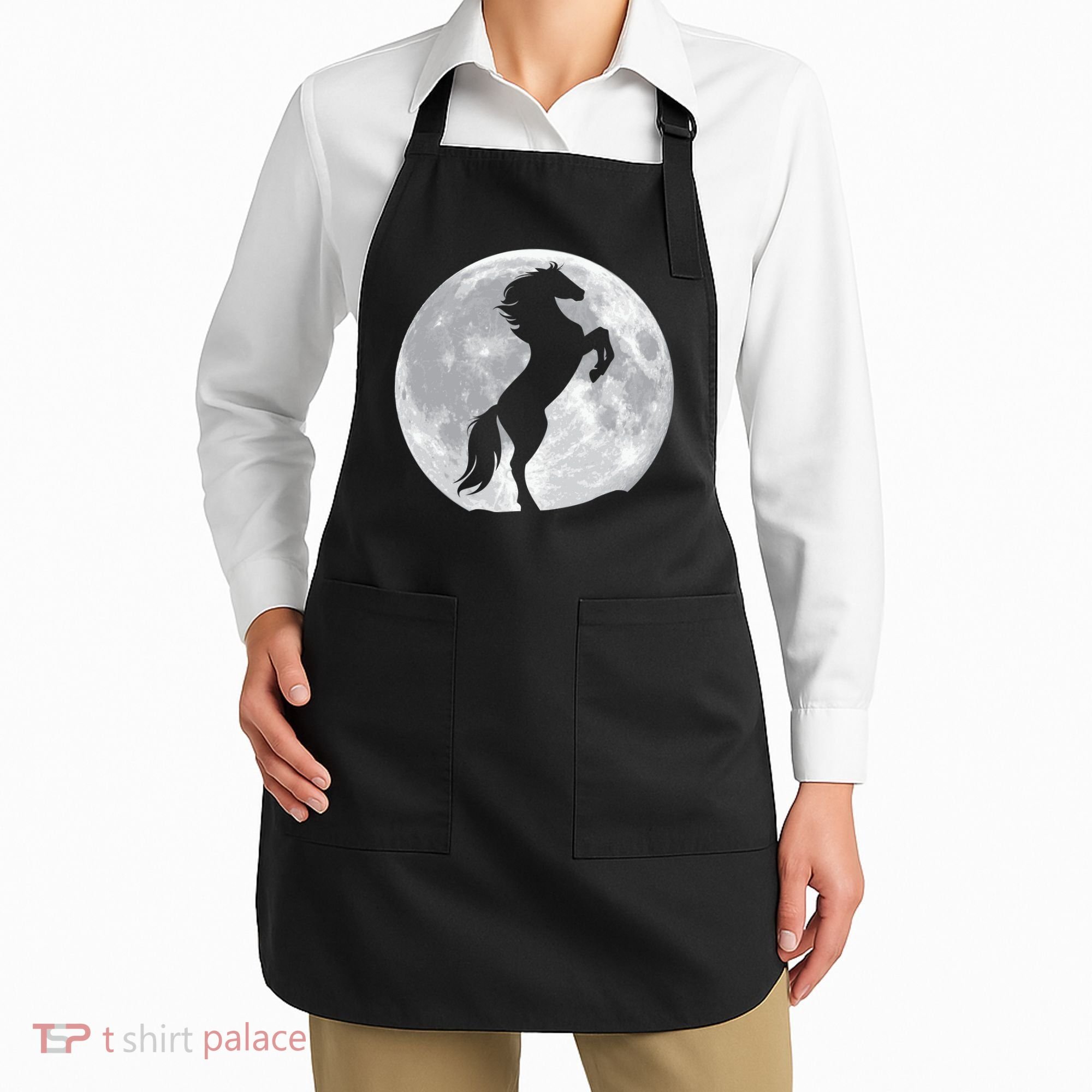 Full Moon Horse Apron