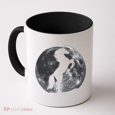 Full Moon Horse Coffee Mug