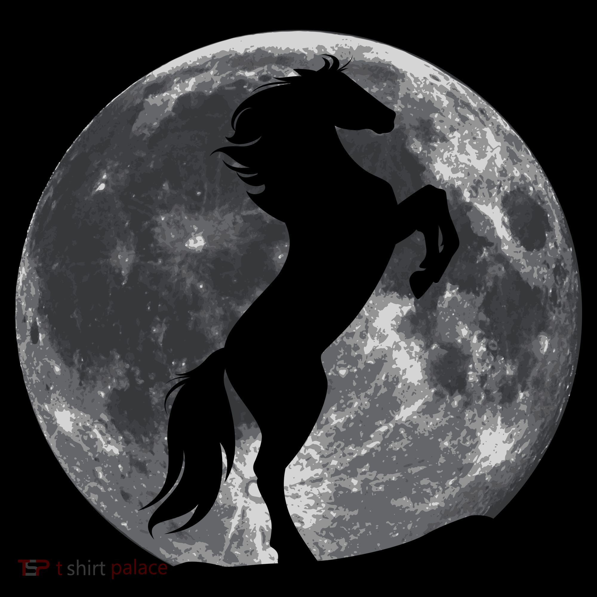 Full Moon Horse Coffee Mug
