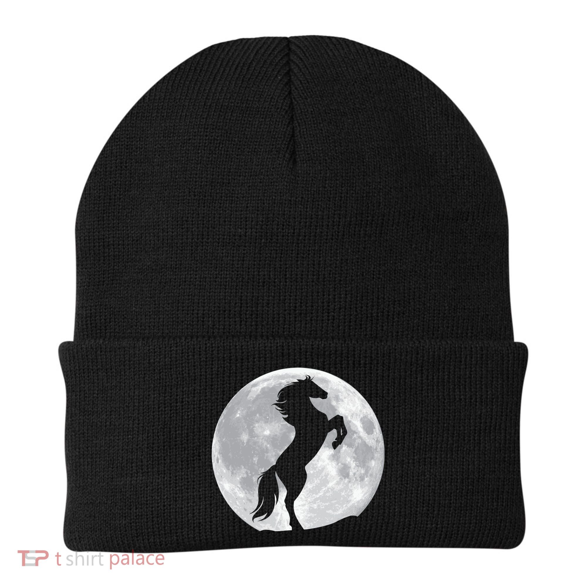 Full Moon Horse Beanie
