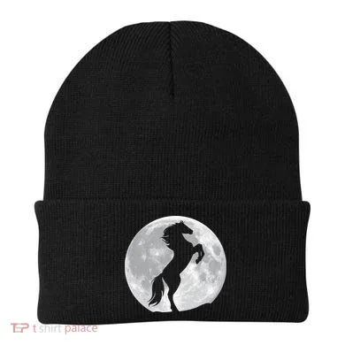 Full Moon Horse Beanie