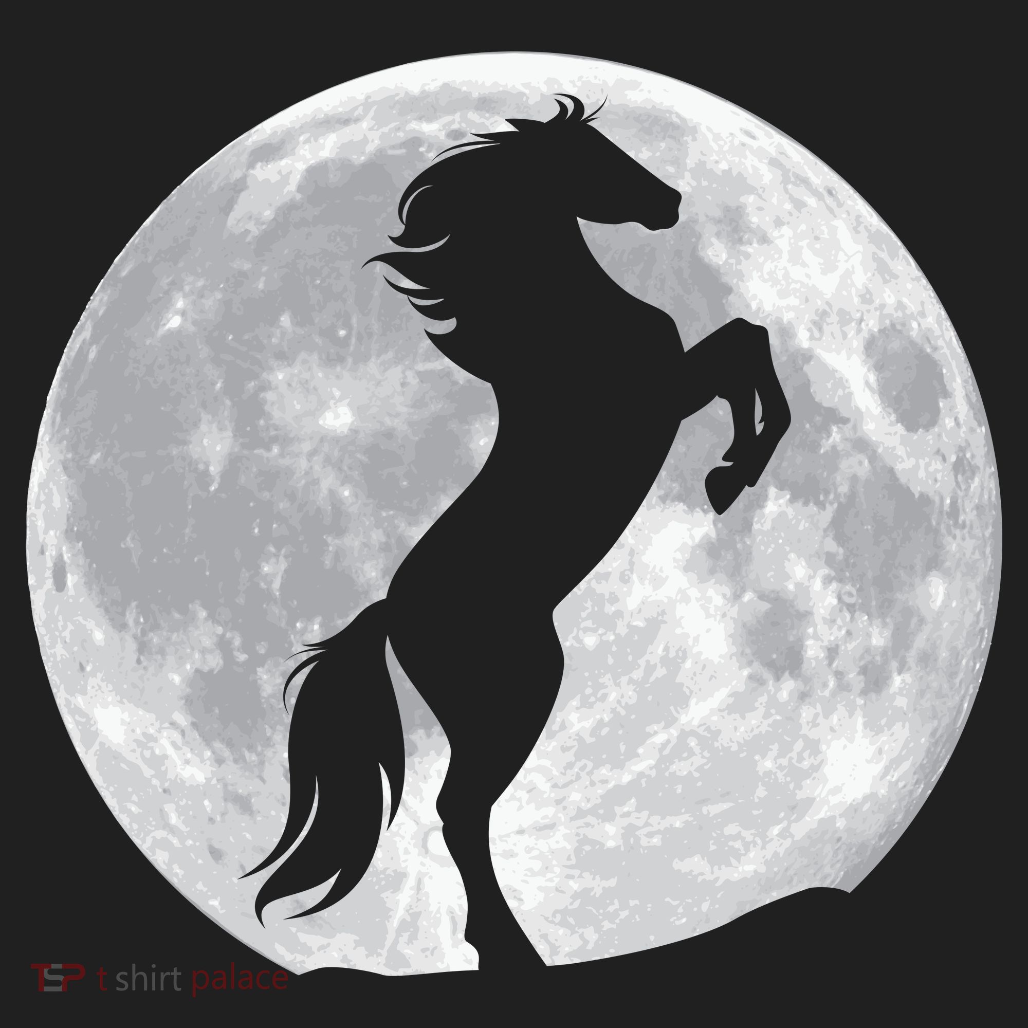 Full Moon Horse Beanie