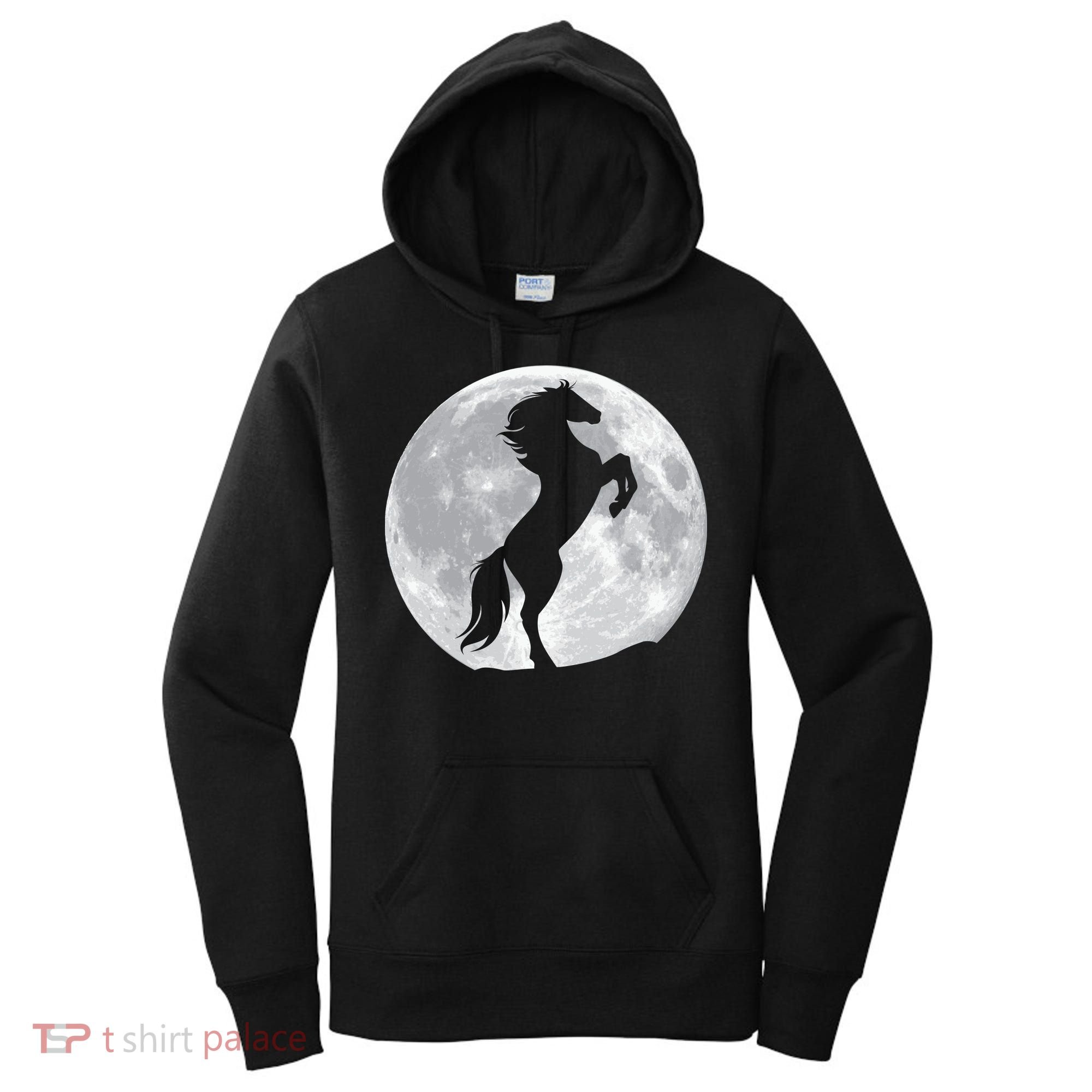Full Moon Horse Women's Hoodie