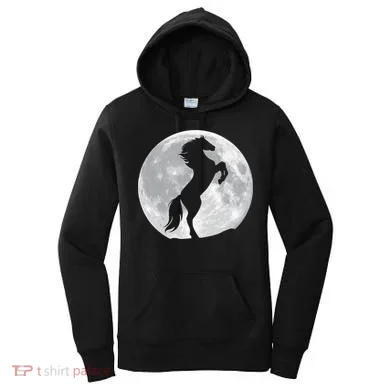 Full Moon Horse Women's Hoodie