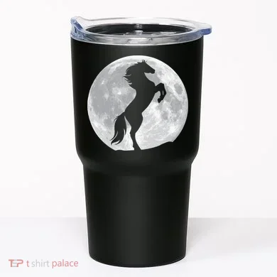 Full Moon Horse Tumbler