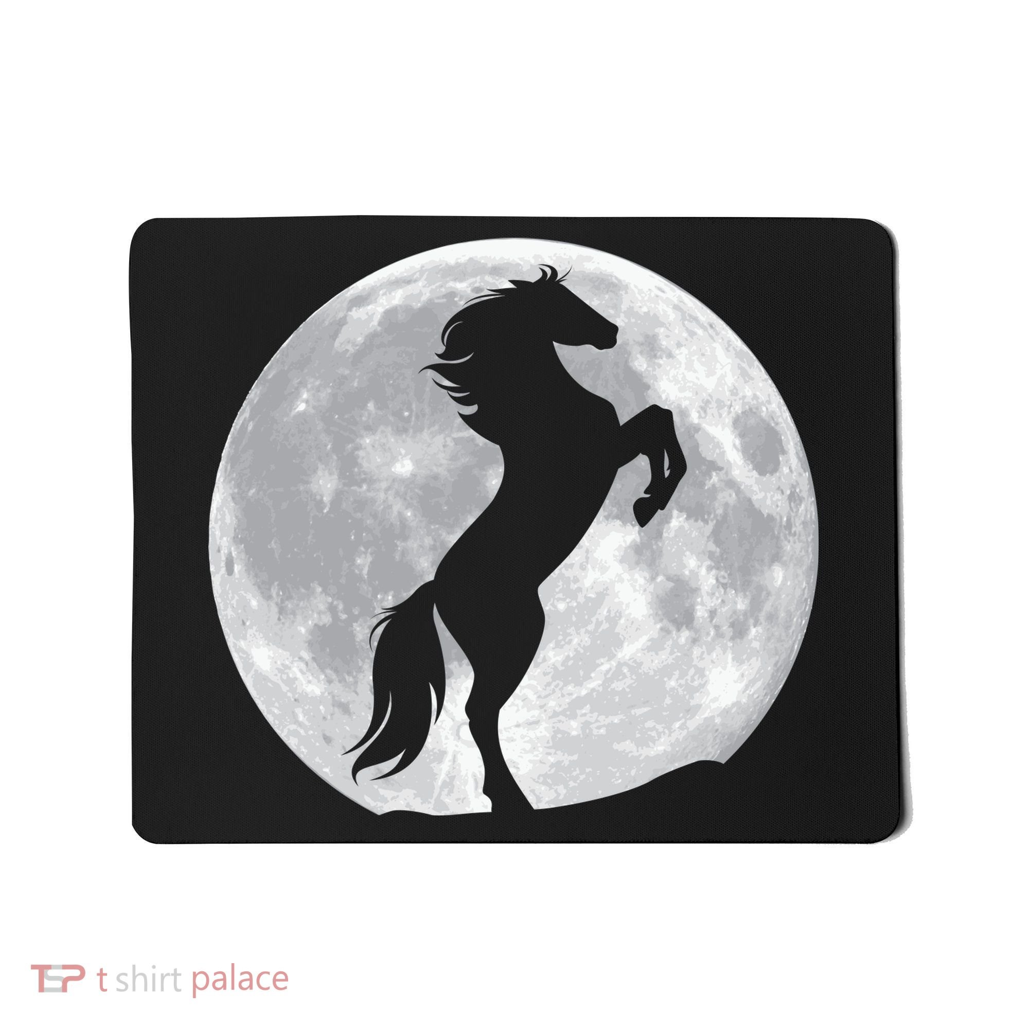 Full Moon Horse Mousepad