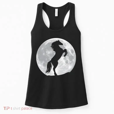 Full Moon Horse Women's Tank Top