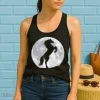 Full Moon Horse Women's Tank Top thumb 2