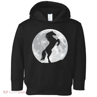 Full Moon Horse Toddler Hoodie
