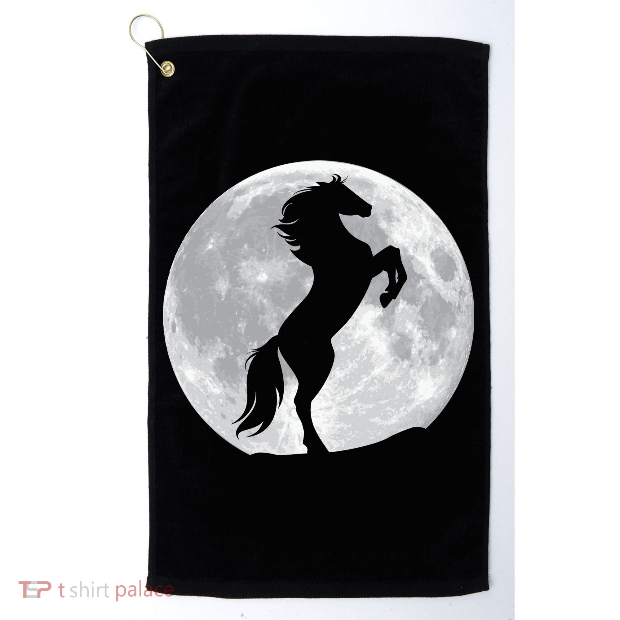 Full Moon Horse Golf Towel