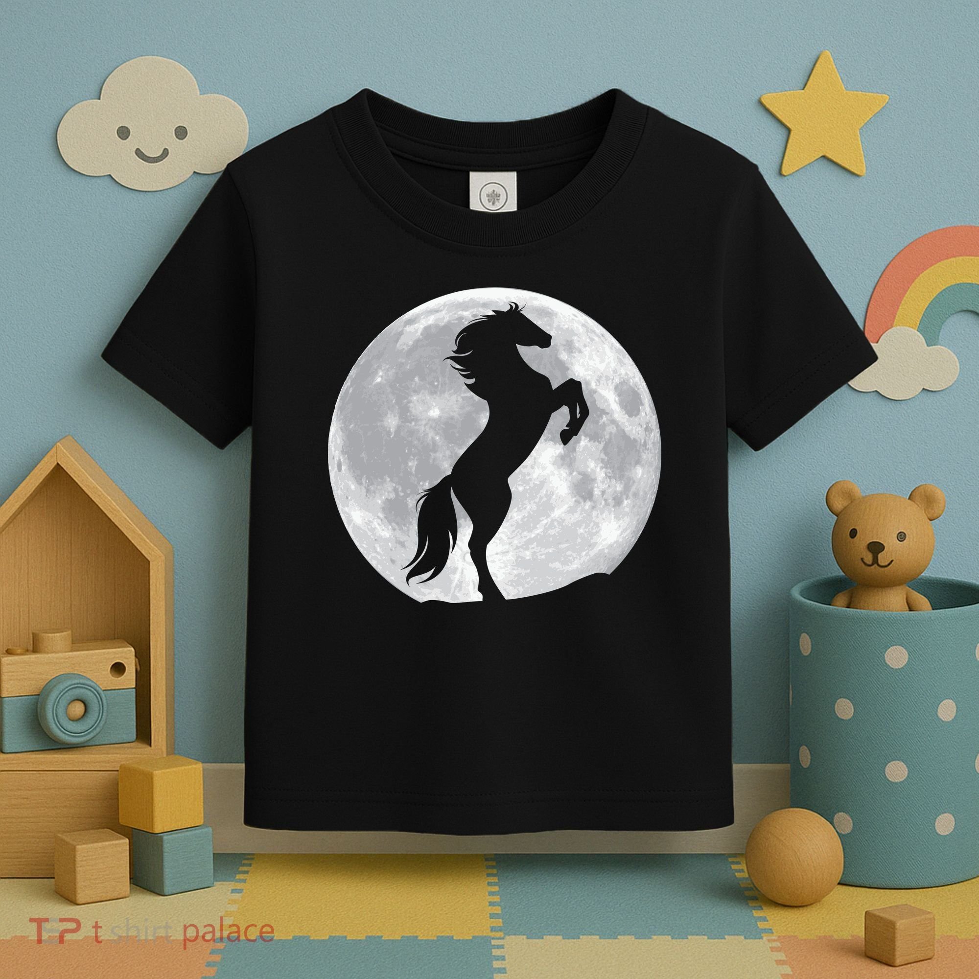 Full Moon Horse Toddler T-Shirt