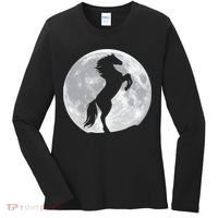 Full Moon Horse Women's Long Sleeve Shirt thumb 0