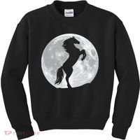 Full Moon Horse Kids Sweatshirt thumb 0