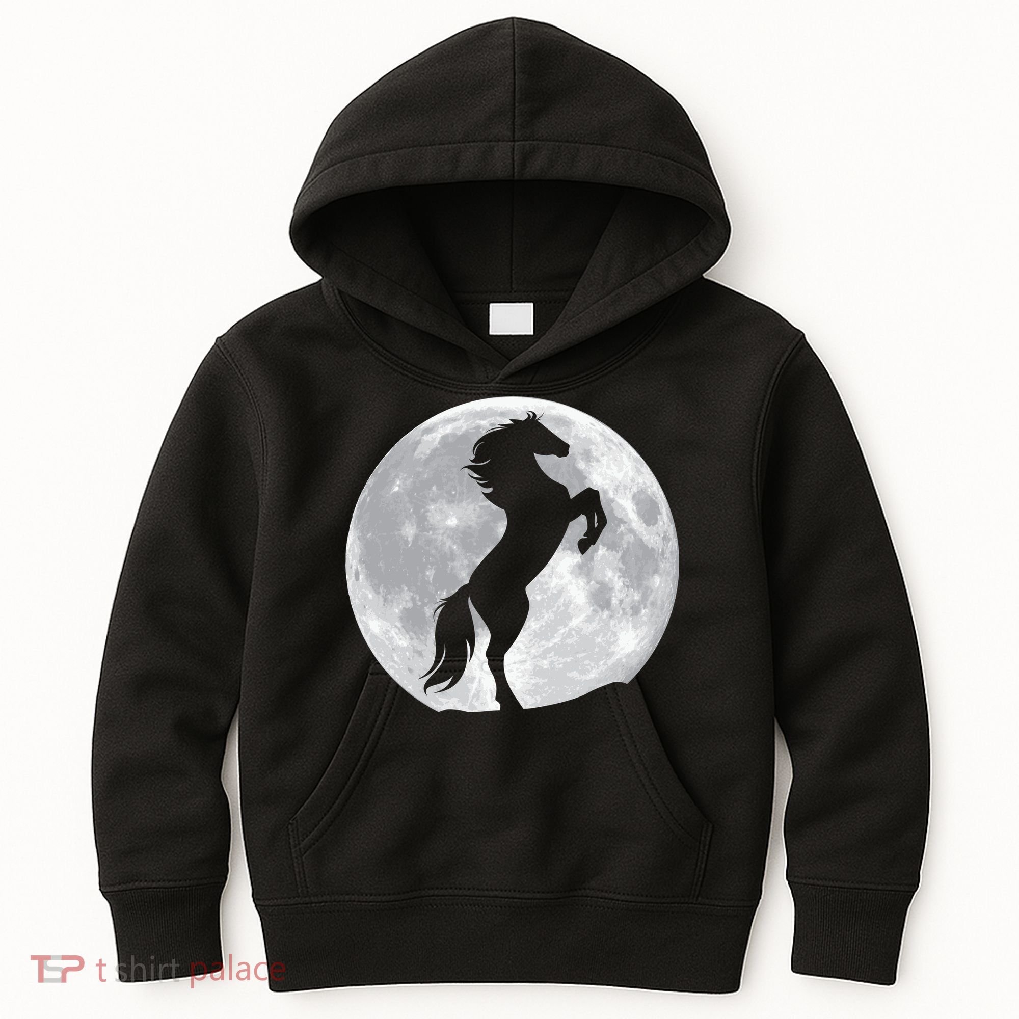 Full Moon Horse Kids Hoodie