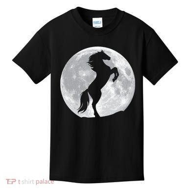Full Moon Horse Kids T-Shirt
