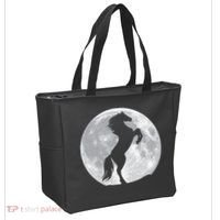 Full Moon Horse Tote Bag thumb 2