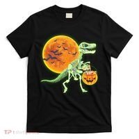 Full Moon T-Rex Dinosaur Skeleton Candy T-Shirt thumb 0